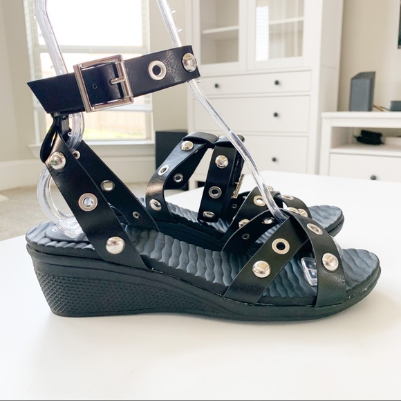 Forever Link Shoes - Forever Black Wedge Extreme-02